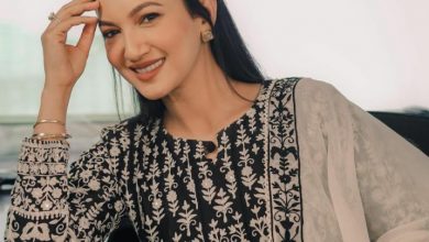 Actress Gauahar Khan ropes in charm with ethnic wear for a virtual event !