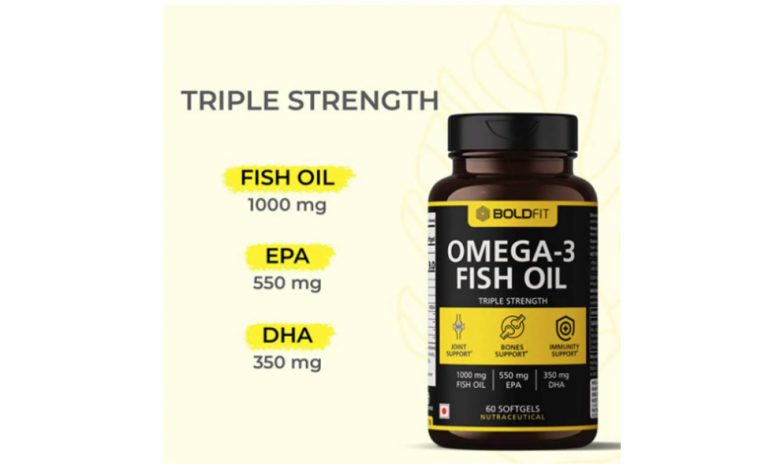 Boost your Omega intake with Boldfit Fish Oil