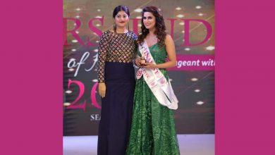 Niyati Dohare won the title of Ms Beautiful Eyes in Mrs India Pride of Nation