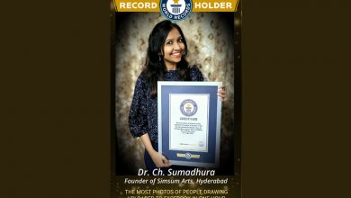 Dr Sumadhura of Hyderabad-based SimSum Arts on the Guinness World Records