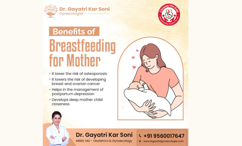 Breastfeeding, Renowned gynecologist, Dr Gayatri Kar Soni,